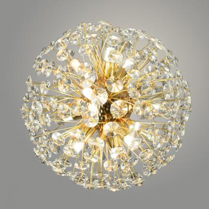 Люстра J8212-400 GD золото 6х40W G9 d400 h200, JUN22 У1